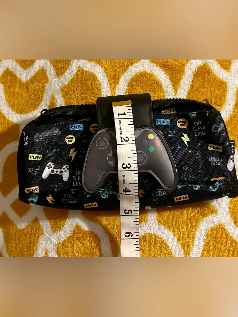 Pen+Gear Video Game Controller Print Zippered Pencil/Pen Case Pouch